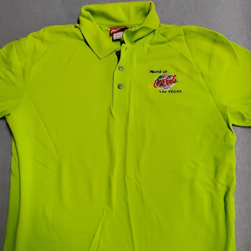 Vintage Coca Cola World Las Vegas polo